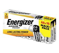 Energizer AA Alkaline Batteries Power LR6 1.5V Pack of 16