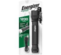 Energizer Flashlight Rechargeable TAC-R 1200 Lumens USB 3 Modes Durable Aluminum
