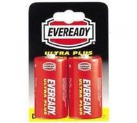Eveready Super Heavy Duty Size D Batteries (2 Pack)