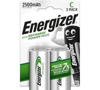 Energizer Recharge Power Plus 2500mAh Ni-MH C Size Rechargeable Batteries - Pack of 2