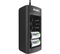 Energizer Recharge Universal Charger for NiMH Rechargeable AA, AAA, C, D, and 9V Batteries