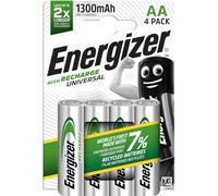 Energizer® S625 Recharge Universal AA Batteries 1300 mAh (Pack 4)