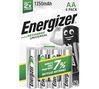 Energizer® S625 Recharge Universal AA Batteries 1300 mAh (Pack 4)