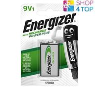 Energizer Rechargeable 9V HR22 Battery Power Plus 9 V NiMH 175mAh E-Block N
