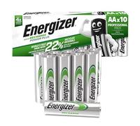 Energizer Rechargeable AA Batteries - Pack of 10 | 2000mAh NiMH | Pre-Charged & Reusable | Long-Lasting Power for Remotes, Toys, Clocks & Wireless Devices
