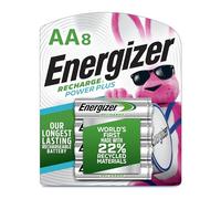 Energizer Rechargeable AA Batteries, Recharge Power Plus Double A Battery Pre-Charged, 8 Count