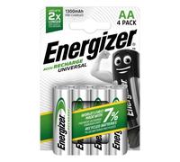 Energizer Rechargeable Batteries NiMH 175mAh-2500mAh AA AAA C D 9V Ready To Use