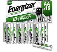 Energizer Rechargeable Battery AA Pack, Recharge Power Plus, 16 Pack, Rechargeable Battery AA -