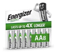 Energizer Rechargeable Battery AA Pack, Recharge Power Plus, 8 Pack, Rechargeable Batteries
