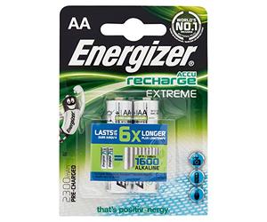 Energizer Rechargeable Extreme AA 2300mAh Batteries - Pack of 2
