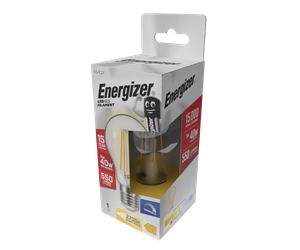 Energizer S12850 5W 550lm E27 ES GLS Filament LED Bulb Warm White 2700K Dimmable