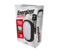 Energizer S12972 15W IP54 Polycarbonate Oval LED Bulkhead with PIR Sensor 4000K