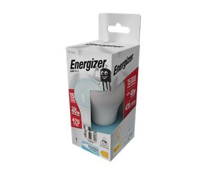 Energizer S13575 4.2W 470lm B22 BC GLS LED Bulb Opal Daylight 6500K