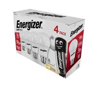 Energizer S14423 Led Bc (B22) Opal Gls Non-Dimmable Bulb, Warm White 1521 Lm 13.2W (Pack 4) Engs14423