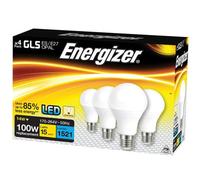 Energizer S14424 Led Es (E27) Opal Gls Non-Dimmable Bulb, Warm White 1521 Lm 13.2W (Pack 4) Engs14424