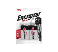 Energizer Max 9v Batteries Pack of 2