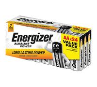 Energizer AA Alkaline Batteries Power LR6 1.5V Pack of 24
