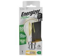 Energizer LED Bulb S29634 - LED Elite GLS, B22 Filament, 1521 lm, 7.2W, 2700K (Warm White)
