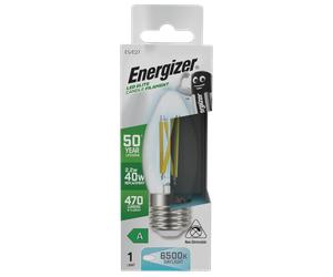 Energizer S29637 LED Elite Candle E27 Filament 470lm 2.2W 6500K (Daylight)