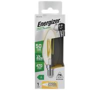 Energizer S29640 LED Elite Candle E14 Filament 470lm 2.2W 2700K (Warm White)