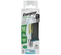 Energizer S29641 A Rated LED Elite Candle E14 Filament 470lm 2.2W 6500K (Daylight)