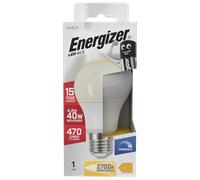 Energizer S29776 4.2W 470lm E27 ES GLS LED Bulb Opal Warm White 2700K Dimmable