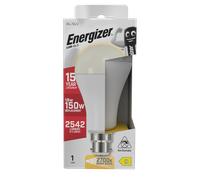Energizer S29831 18W 2452lm B22 BC GLS LED Bulb Opal Warm White 2700K