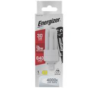 Energizer S30438 LED Lamp PLT GX24d 2 Pin 6W 840lm 4000K (Cool White)