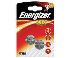 Energizer® S5311 CR2025 Coin Lithium Battery (Pack 2)