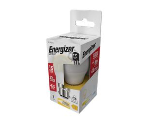 Energizer S8838 4.9W 470lm B22 BC Golf LED Bulb Opal Warm White 2700K