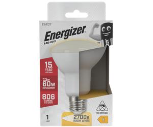 Energizer S9016 7.3W 806lm E27 ES R80 High Tech LED Bulb Warm White 2700K