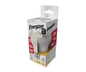 Energizer S9420 7.3W 806lm B22 BC GLS LED Bulb Opal Warm White 2700K Dimmable