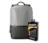 Energizer Smart Backpack EPB001 Laptop Charging Bag with UE10004 Power Bank - Grey
