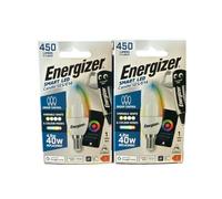 Energizer smart e14 candle, 4.8w 470lm pack of 2