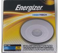 Energizer Surface HighTech Indoor Adjustable PIR Sensor Switch Security Lights 6m Range