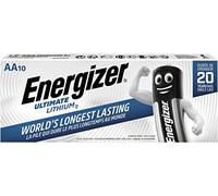 Energizer Ultimate 10 x 1.5V Lithium AA Batteries Cute Li-FES 2