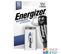 Energizer Ultimate Lithium 9V PP3 6LR61 L522 Battery x 1 Long Expiry