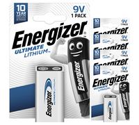 Energizer Ultimate Lithium 9V PP3 6LR61 L522 Batteries Long Expiry