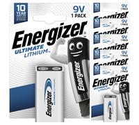 Energizer Ultimate Lithium 9V PP3 6LR61 L522 Batteries Long Expiry