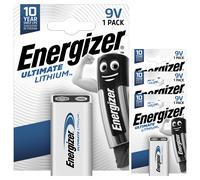 Energizer Ultimate Lithium 9V PP3 6LR61 L522 Batteries Long Expiry