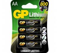GP AA Lithium Batteries - Pack of 4