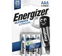 Energizer Ultimate Lithium Aaa Batteries (4 Pack) - World's Longest Lasting Triple A Battery - Ideal For High Drain Devices -