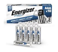 Energizer Ultimate Lithium AAA Batteries - Pack of 10 | 1.5V Long-Lasting Batteries for Blink Security Camera, Doorbell, Alarm System & High-Drain Devices | Leak-Resistant & Lightweight Power