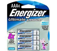 Energizer Ultimate AAA Lithium Batteries (Pack of 4) 632965