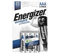 Energizer Ultimate AAA Lithium Batteries (Pack of 4) 632965