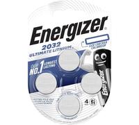 Energizer Ultimate Lithium Coin Cells, Pack of 4