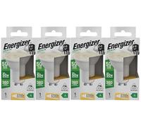 Energizer Ultra Efficient - GU10 LED Bulbs - Ideal LED Light Bulbs for Fittings GU10 LED Bulb - 50 Year Life Span - Low Energy - Next Generation - 4 Packs (2700k Warm White)