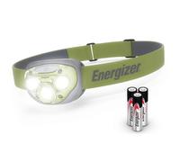 Energizer Amazon Vision HD+ 260 Lumen Head Torch, Forest Green, Water Resistant, Built for Camping, Hiking, Outdoors, Batteries Included