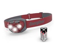 Energizer Amazon Vision HD+ 315 Lumen Head Torch, Rust Red, Water Resistant, Built for Camping, Hiking, Outdoors, Batteries Included