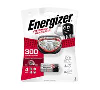 ENERGIZER VISION HD HEADLAMP LP09071 300 LUMENS RED IPX4 3 AAA BATTERIES NEW